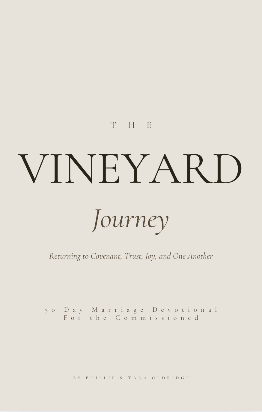 The Vineyard Journey, a 30 day marriage devotional by Phillip and Tara Oldridge